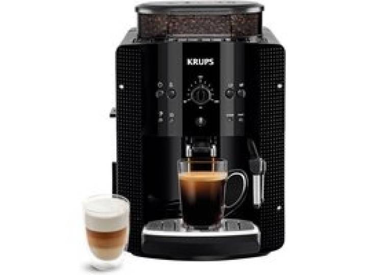 Machine À Café Grain Automatique Essential Compacte Noire-15 Bars