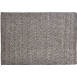 THEKO Teppich Holi Uni grau 40 x 60 cm