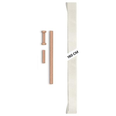 Gibbon Slacklines - Giboard Line - Slackline Gr 160 x 5 cm weiß