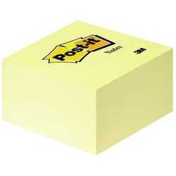 3M Post-it Würfel 636B, 76 mm x 76 mm, gelb, 1 Würfel à 450 Blatt