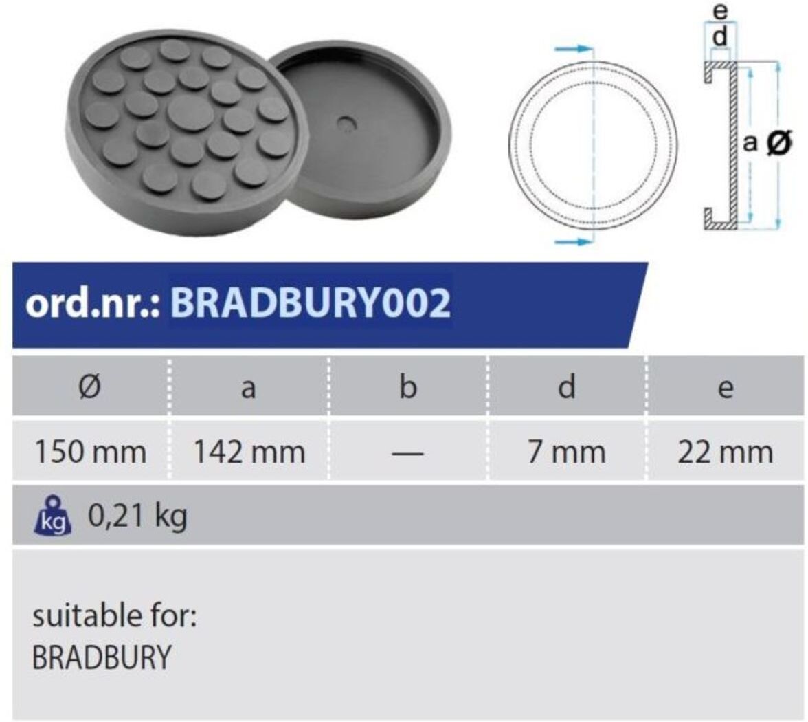 Zubehör und Ersatzteile für 2-Säulen-Wagenheber BOECK BRADBURY002
