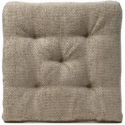 Sitzkissen VERA stein (BHT 40x40x4 cm) - grau - BHT 40x40x4 cm