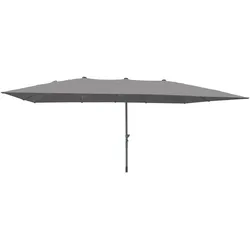 Leco, Sonnenschirm, Rechteck-Doppelsonnenschirm anthrazit (2.70 m)