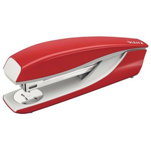 Leitz Heftgerät 5504-00-25, NeXXt, inkl. 200 Heftklammern, mit integriertem Entklammerer, rot, Heftleistung 40 Blatt