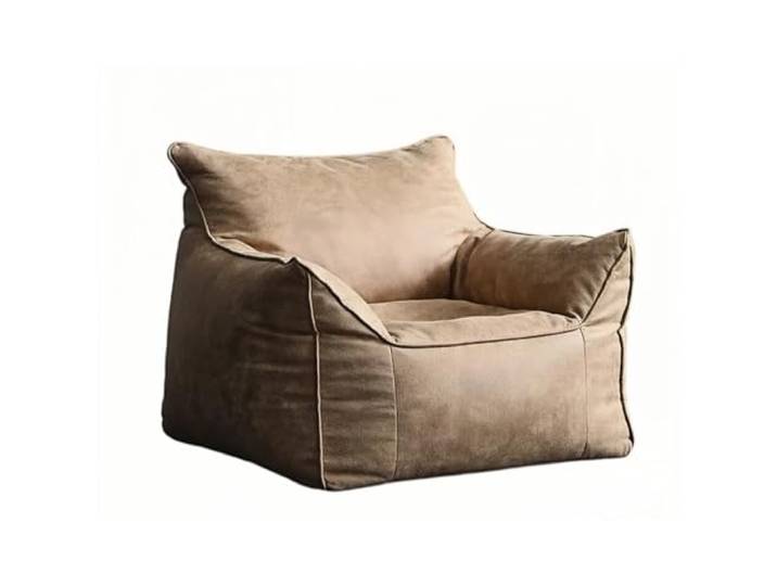 Xumh2024-3 Sitzsack Lazy Sofa Einsitzer Freizeit Wohnzimmer Tatami Sitzsack Stuhl Schlafzimmer(Beige)