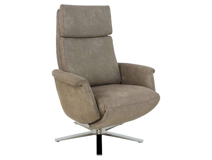Cantus Relaxsessel, Beige, Metall, 80x113x90 cm, Liegefunktion, Herz-Waage-Funktion, Stoff-/Lederauswahl, Wohnzimmer, Sessel, Polstersessel