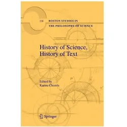 History of Science, History of Text, Fachbücher von Karine Chemla