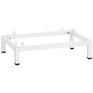 Lüllmann Fußgestell 565507, für Planschrank DIN A1, 113 x 15 x 83cm, weiß