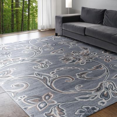 Alise Rugs Carrington Transitional Floral & Botanical Indoor Area Rug