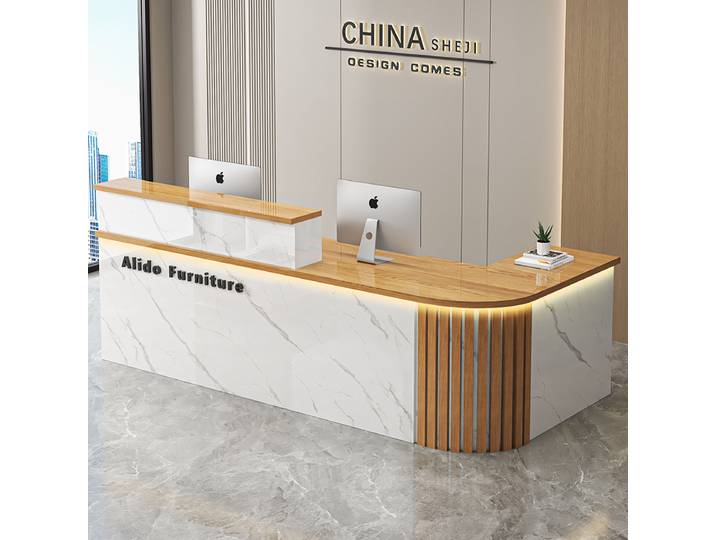 Comptoir de Bar Commercial nordique luxe rangement Simple bureau de réception Unique classique Senior Toonbank Winkel meubles commerciaux