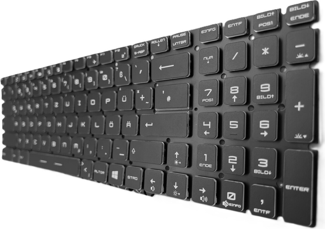 T-ProTek Toetsenbord zwart compatibel met MSI GT73EVR 7RE-894 modelnummer 0017A1-894