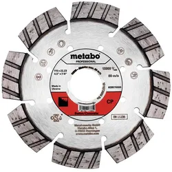 Metabo Diamanttrennscheibe CP, Beton professional - 628570000