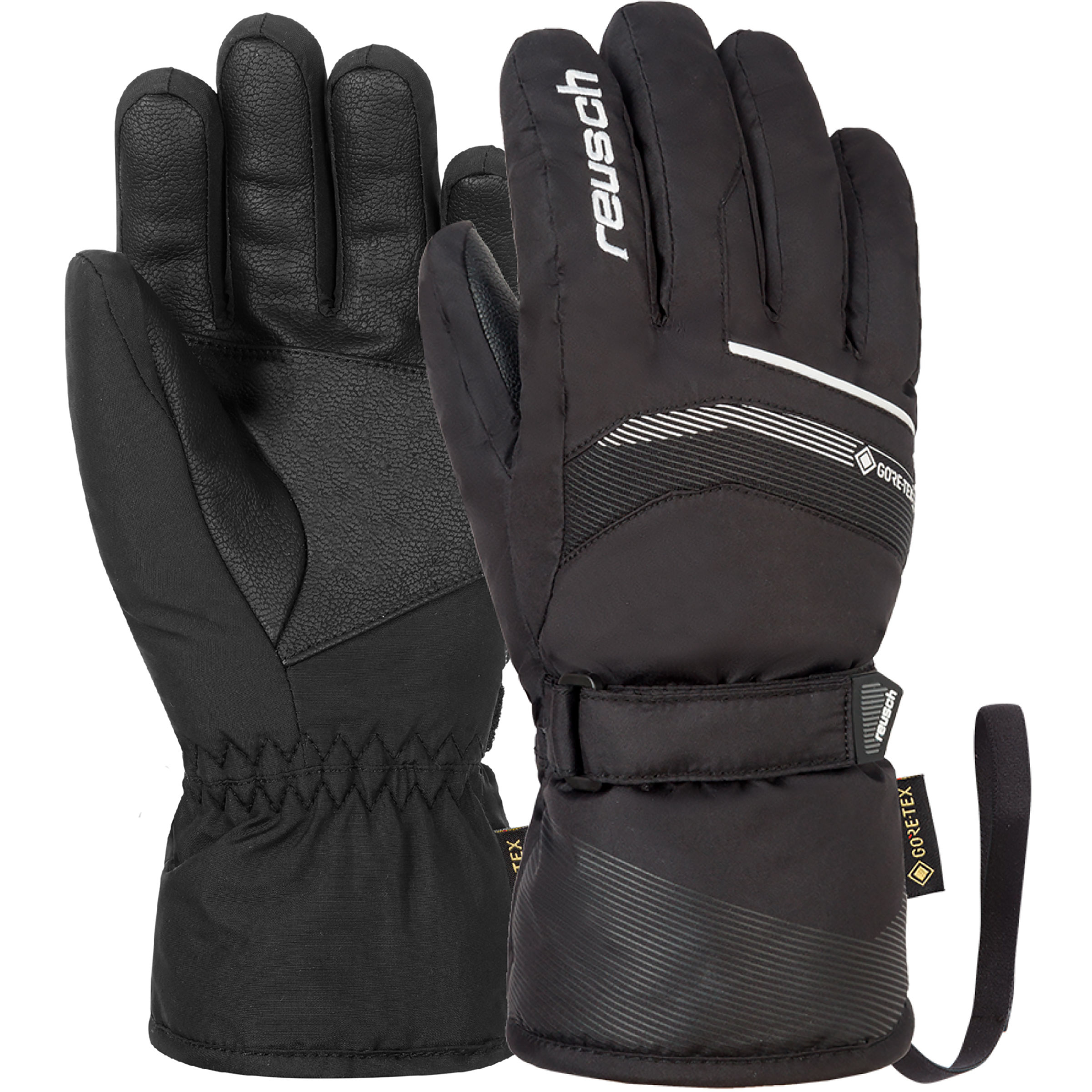 Reusch Bolt GTX Kinder Fingerhandschuhe schwarz Größe 5.5 Skifahren Widerstandsfähig GORE-TEX