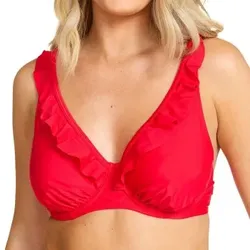 Damella Jamie Underwire Bikini Bra Rot D/E 36 Damen