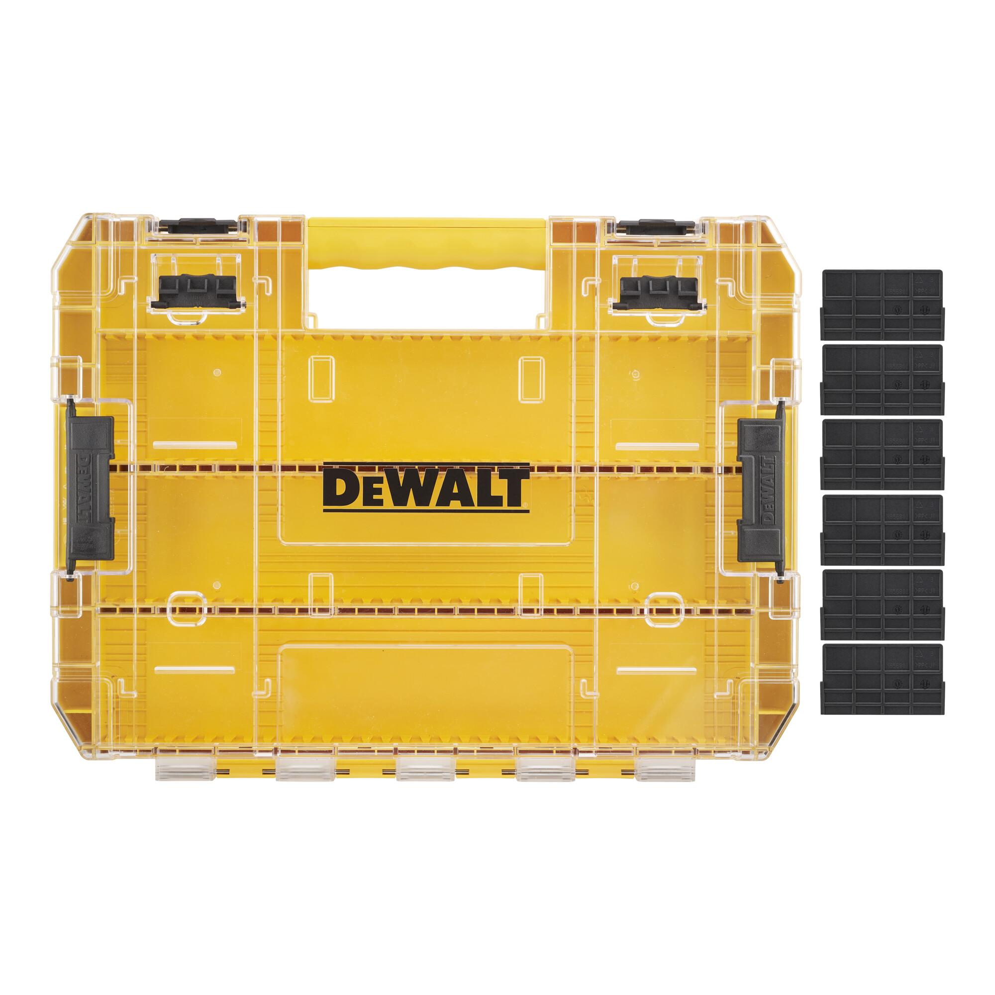 DEWALT Großer TOUGHCASE™ Koffer inkl. Trennfächer, leer zum Nachfüllen DT70839-QZ)