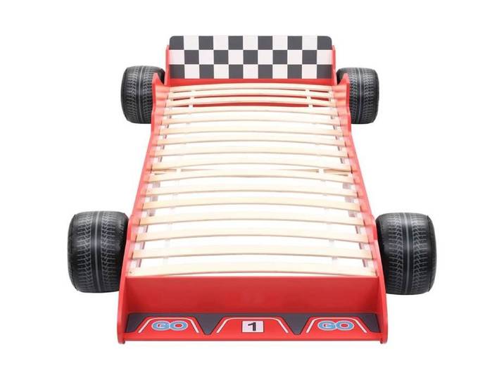 Bon plan  Lit enfant voiture - JILI HOT - Sommier inclus - 90 x 200cm Rouge Thome6896068