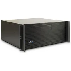 Intertech 4U-K-439L (ATX, E-ATX, mATX, Mini-ITX), PC Gehäuse, Schwarz