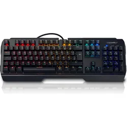 Titanwolf Gaming Tastatur, mechanisches Keyboard, Anti-Ghosting, Kailh Blue, LED-Beleuchtung (Deutschland, Kabelgebunden), Tastatur, Schwarz