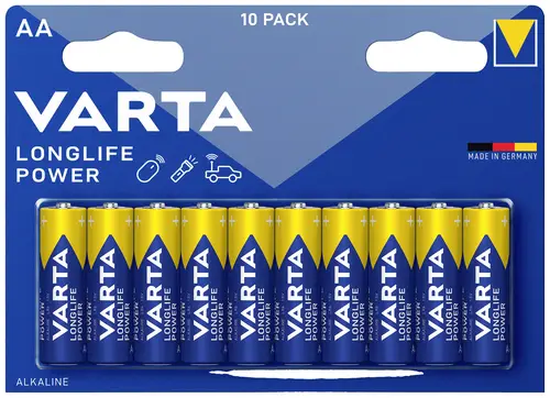 Varta LONGLIFE Power AA Bli 10 Mignon (AA)-Batterie Alkali-Mangan 1.5V 10St.