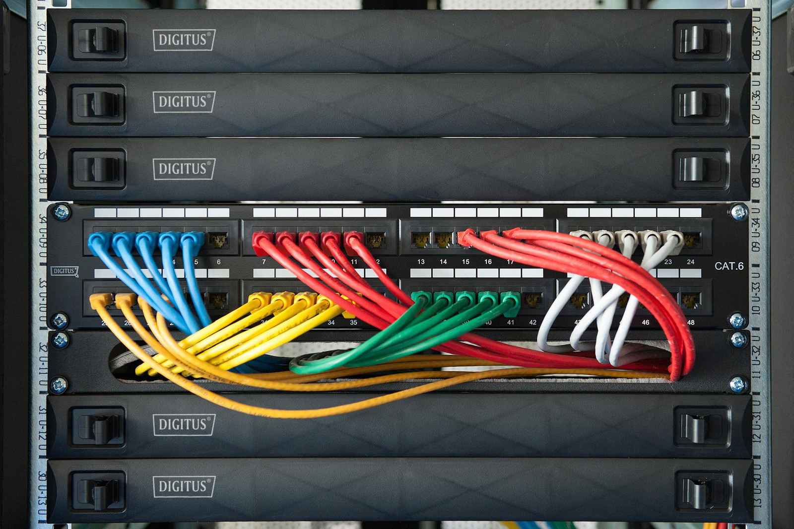DIGITUS DN-97651 Blinde afdekplaat voor 19-inch netwerk- en serversystemen