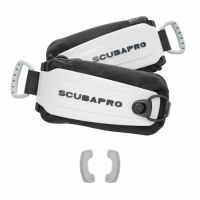 Scubapro - Hydros Pro 2 - Monorail-Bleitaschen-Set - Größe: Standard - Farbe: Weiß