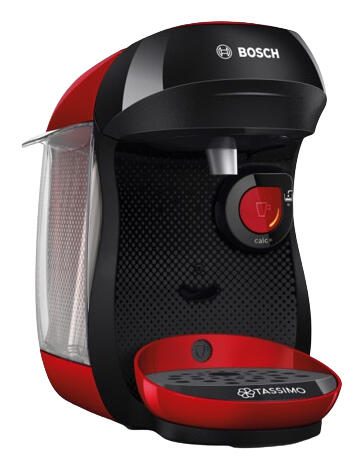 BOSCH TASSIMO HAPPY friendly TAS103E Kapselmaschine schwarz/rot