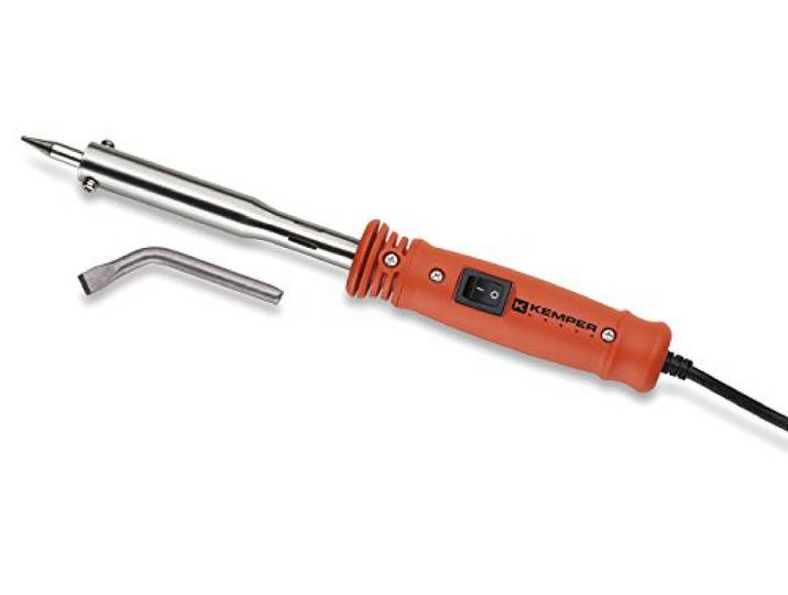 Kemper Lasser, 100 watt, professioneel solderen, met curve en rechte punt, meerkleurig