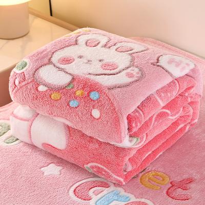 Shop Station Cozy Flannel Throw Blanket With Strawberry Floral Print Soft Fleece, Machine Washable All Season Throw c 39.37 59.06 In