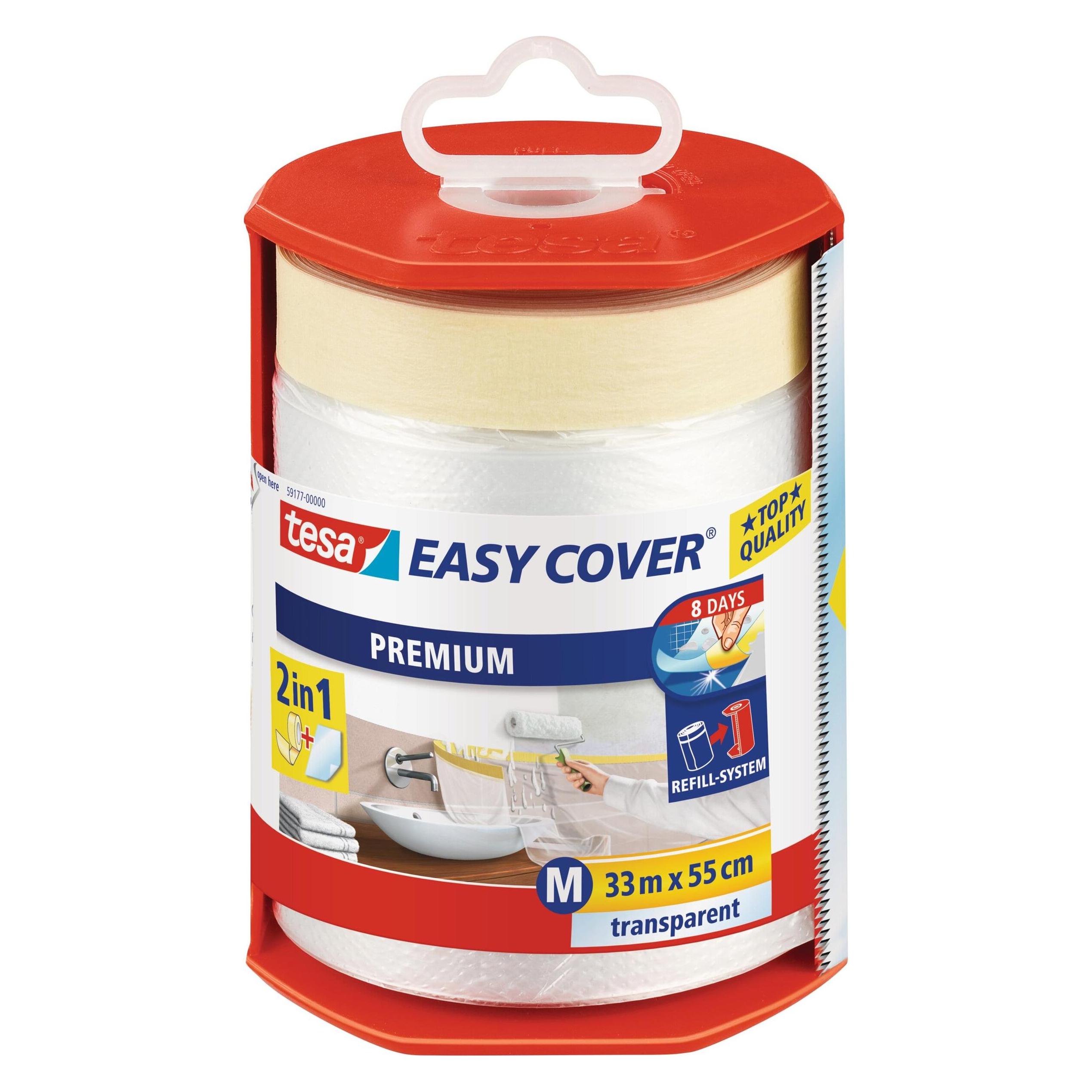 tesa EASY COVER Perfect+ Malerfolie inkl. Spender (56570-00000-00)