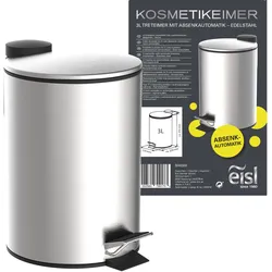 Eisl Kosmetikeimer Bad 3 Liter mit Absenkautomatik Chrom matt
