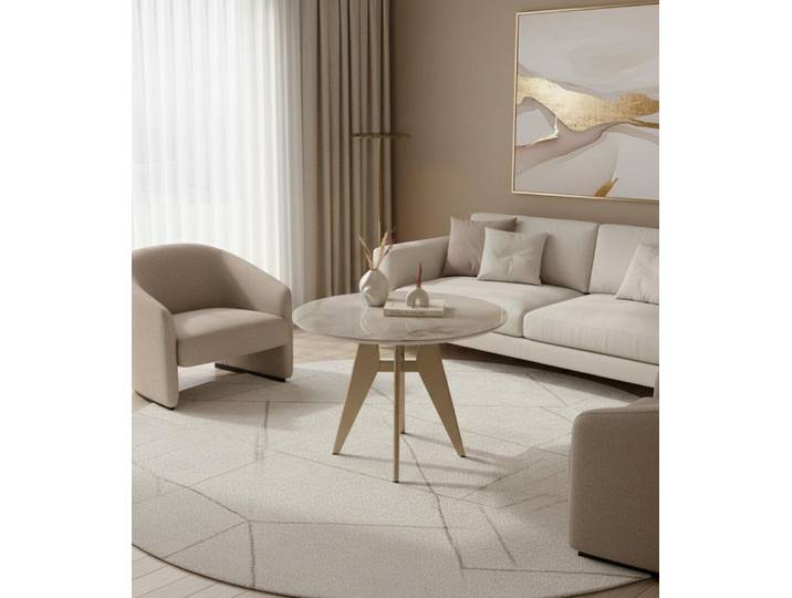 JVmoebel Couchtisch Couchtisch Modern Minimalistisch Beige Elegant Stilvoll Komfortabel