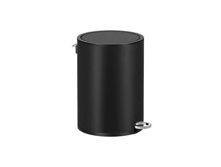 Hansiro Kosmetikeimer Bangui, Schwarz, Kunststoff, 18.8x25.7x23.8 cm, Badaccessoires, Abfalleimer