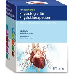 physioLernkarten - Physiologie für Physiotherapeuten, Fachbücher von Michael Schünke, Adolf Faller