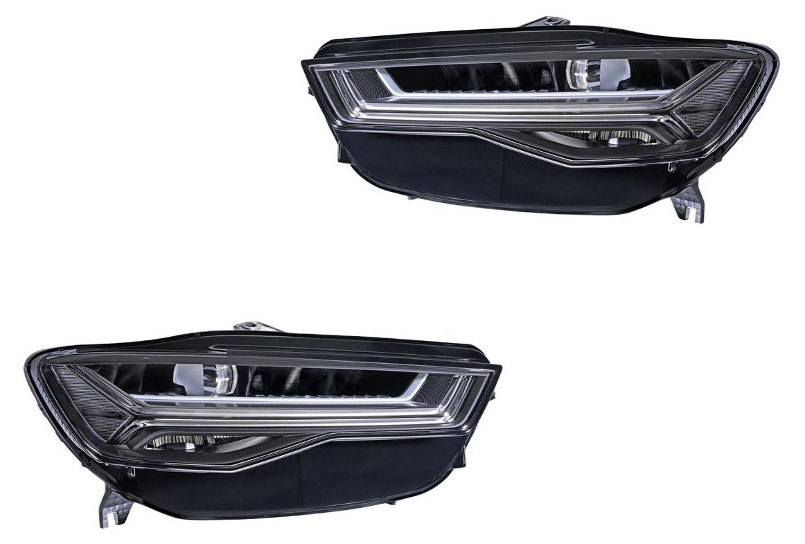 Hauptscheinwerfer-Set links rechts 12 V LED Matrix HELLA für AUDI A6