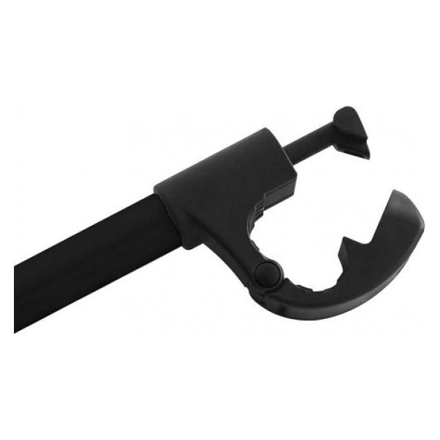 EAL - EUFAB - Strap-Rahmenhalter lang Ø25+30mm schwarz (Schwarz) (11653)