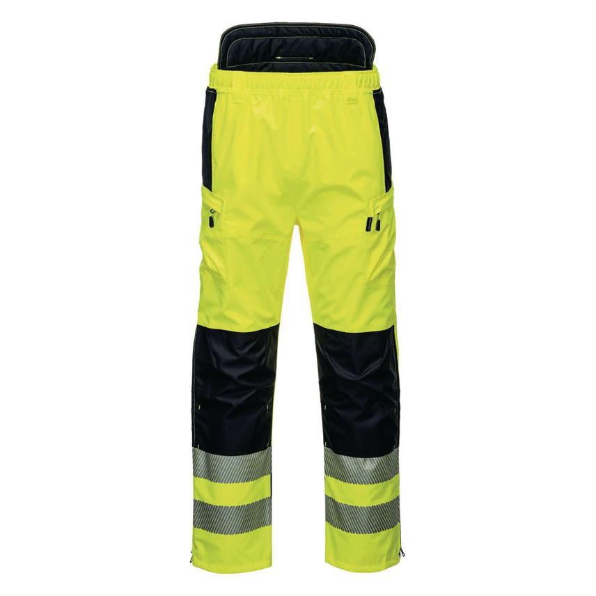 Portwest Warnschutz Regenhose PW342, Klasse 2, gelb/schwarz, Grösse S (S) (52284420)