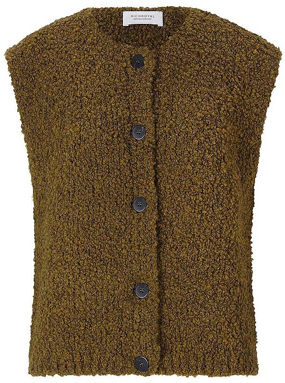 RICHROYAL Gilet olive   M M