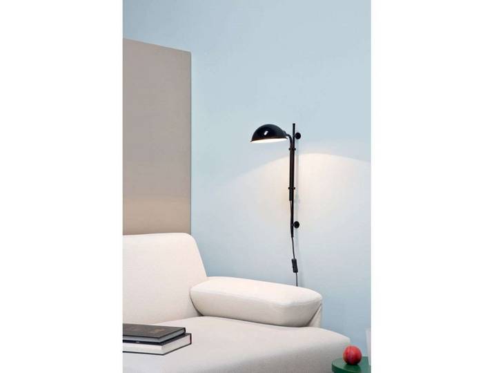 Funiculi Applique Murale Black - Marset - Aluminium