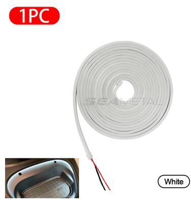 Discount Dollar Deals Frunk Brighten LED Strip For Tesla Model Waterproof Flexible Atmosphere Lamp Customizable Ambient Light For Your Tesla white