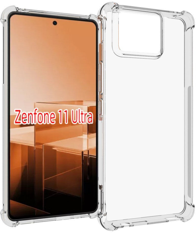 EIDERWOOD Asus Zenfone 11 Ultra Fleksibelt Plastik Bagside Cover - Gennemsigtig