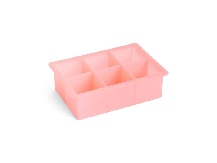 HAY - Silikon Eiswürfelbereiter rechteckig XXL, Cubes, rosa
