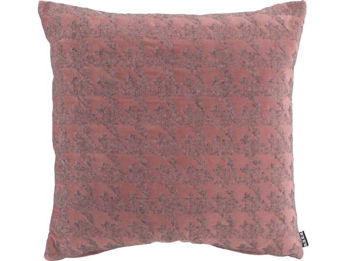 Dekokissen H.O.C.K. Puno , rosa (rosa, bedruckt), B:50cm H:10cm L:50cm, Wolle, Dekokissen_Sitzkissen_Kissenhüllen, Dekokissen, mit rosa Muster, Kissenhülle mit Füllung, 1 Stück
