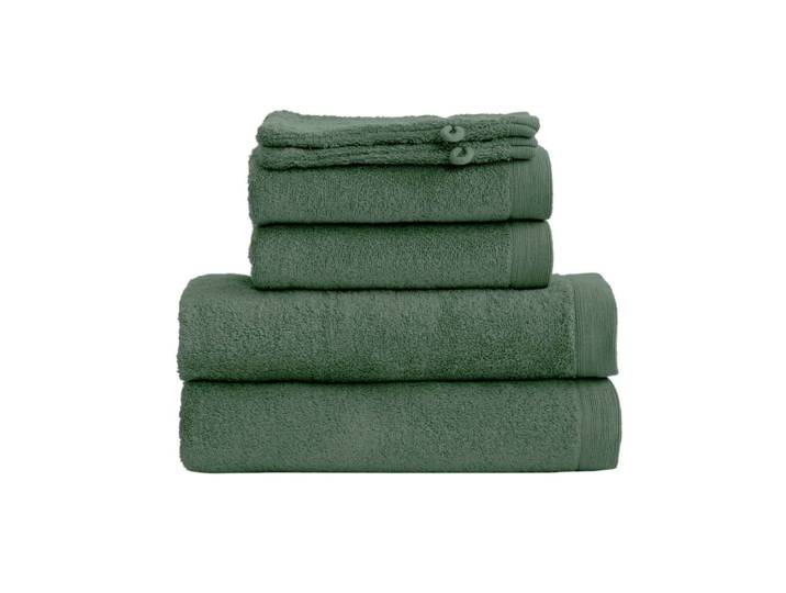 Ensemble de bain 6 pièces en coton lichen