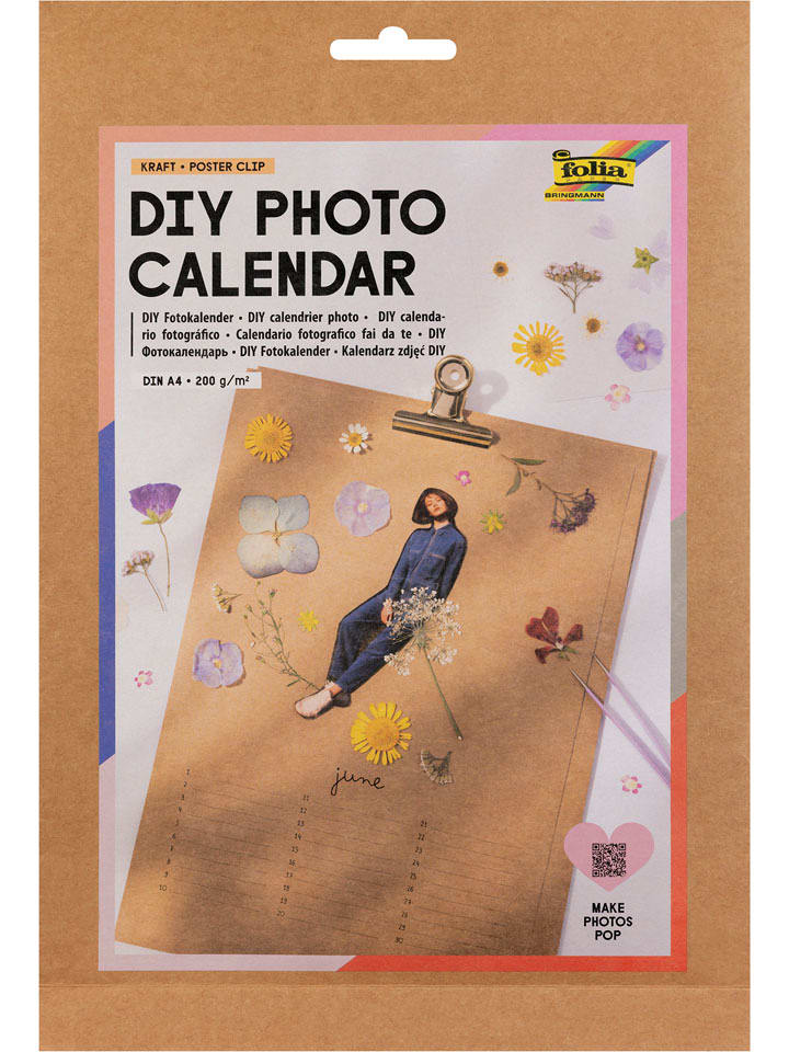 folia PAPER Fotokalender-Bastelset - ab 3 Jahren - onesize