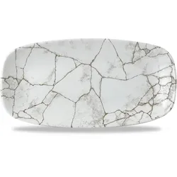 Churchill Studio Prints Kintsugi Agate Grey Kintsugi Platte 29,8x15,3cm