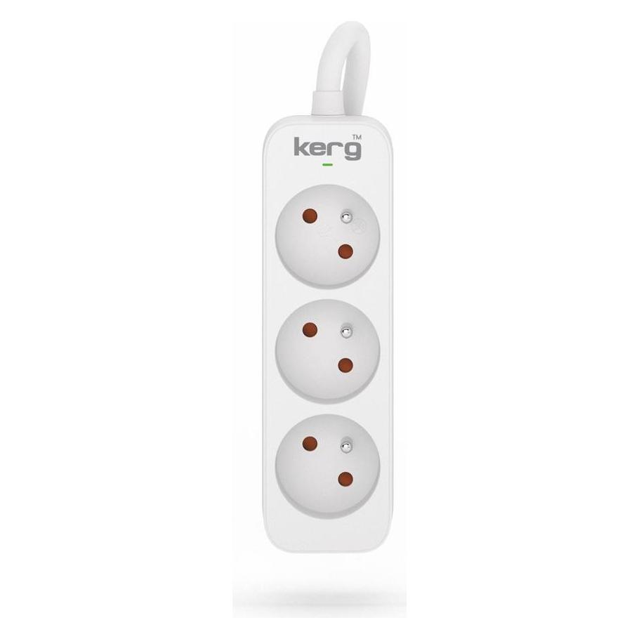 HSK Kerg M02389 3 Steckdosen mit Erdung - 5m Steckdosenleiste mit 3x1 5mm2 Kabel 16A (5 m) (M02389)
