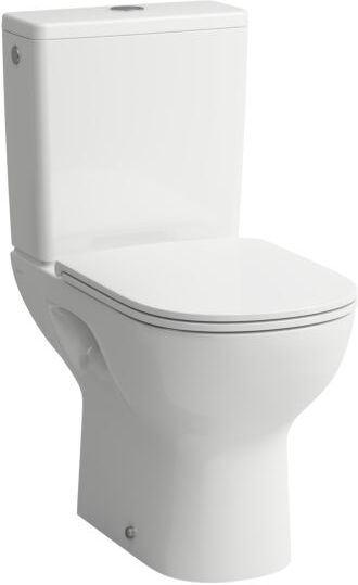 Laufen Lua Stand-Tiefspül-WC H8240860000001 spülrandlos, für Kombination, weiß