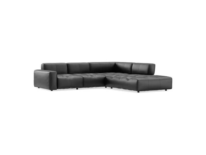 Ecksofa Pensacola 2.0, Edition, kat. h, torero nero, Leder