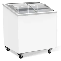 GROJU Gastro mobile Tiefkühltruhe Kühltruhe Tiefkühlung 198 L -18/-24°C  ISO 60mm
