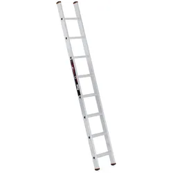 Aluminium-Einteilige Leiter ALVE PREMIUM mit Trittstufen, 1x18 Sprosen, Länge 5,24 m
